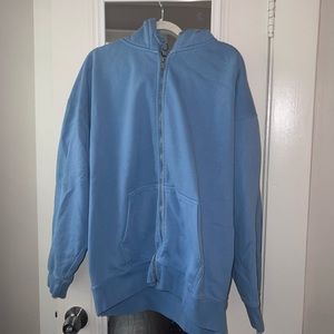 Brandy Melville Oversized Zip up Hoodie
